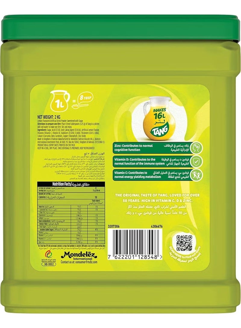 Tang Lemon Drink Powder 2kg × 6 Pack – Refreshing Instant Citrus Beverage - Image 5